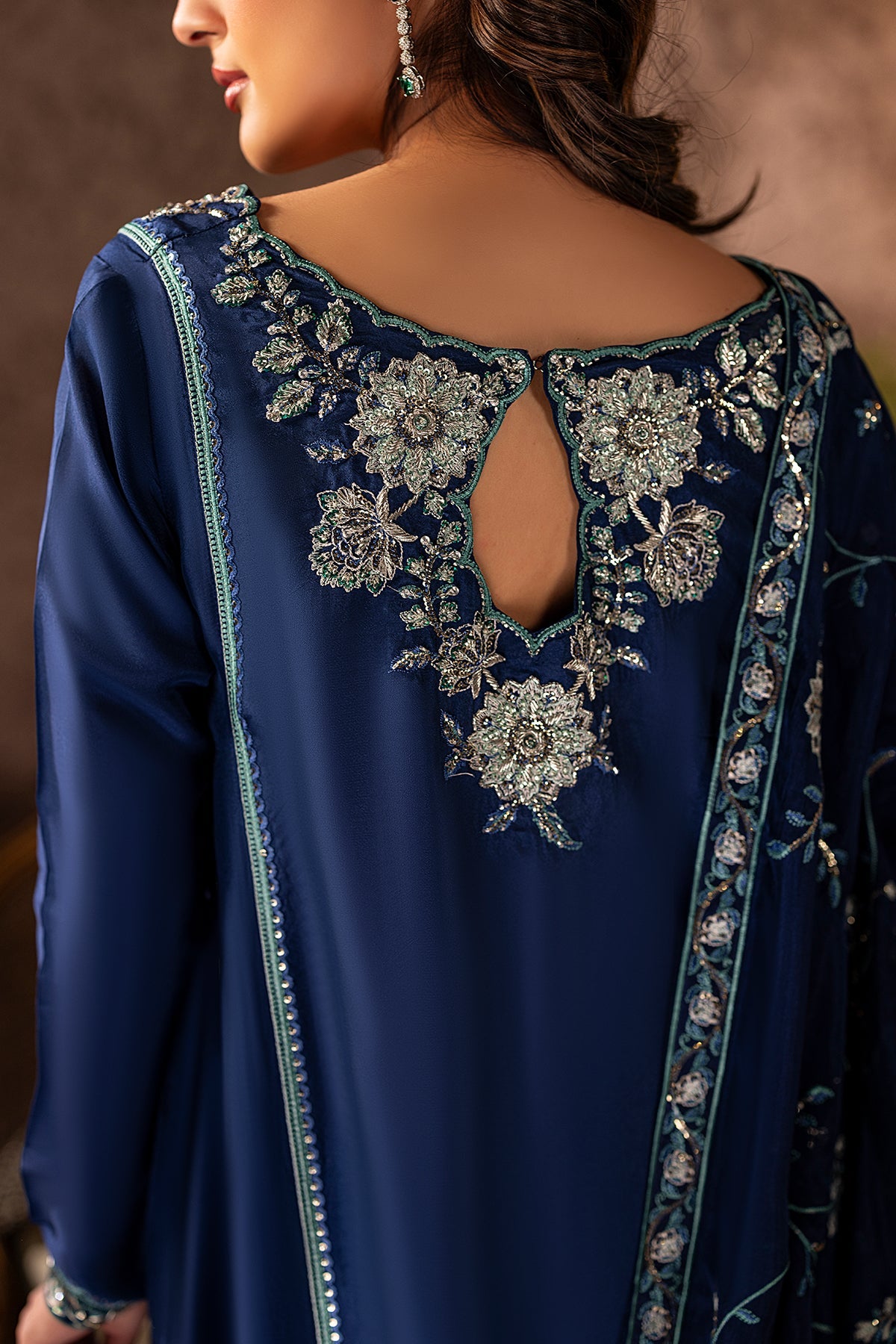 Mina Kashif | Loona Lawn 25 | Midnight by Mina Kashif - Designer Dress - Type: Ladies Clothes - Available at Libayah - 100% Original