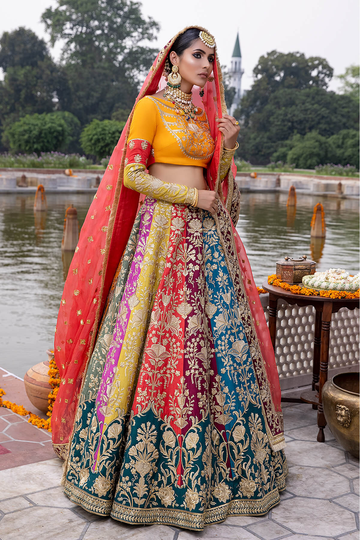 Mina Kashif | Wedding Formals | Rangrez by Mina Kashif - Designer Dress - Type: Bridal - Available at Libayah - 100% Original