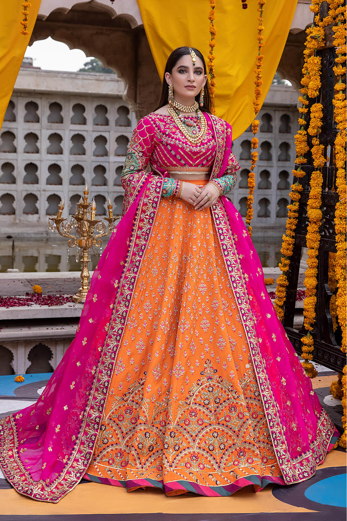 Mina Kashif | Wedding Formals | Zeenat by Mina Kashif - Designer Dress - Type: Bridal - Available at Libayah - 100% Original