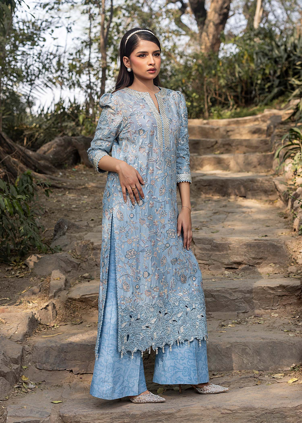 HSY | Summer Edit | Ezure by HSY - Designer Dress  - Type : Ladies Clothes - Available at Libayah - 100% Original 