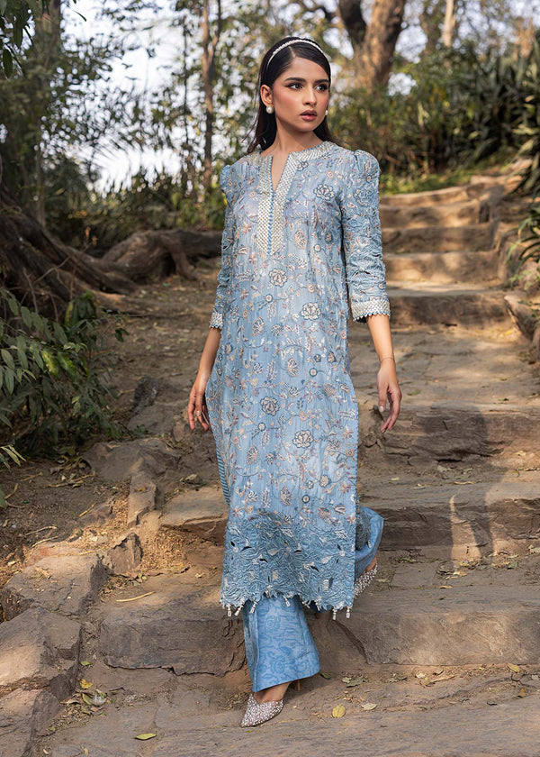 HSY | Summer Edit | Ezure by HSY - Designer Dress  - Type : Ladies Clothes - Available at Libayah - 100% Original 