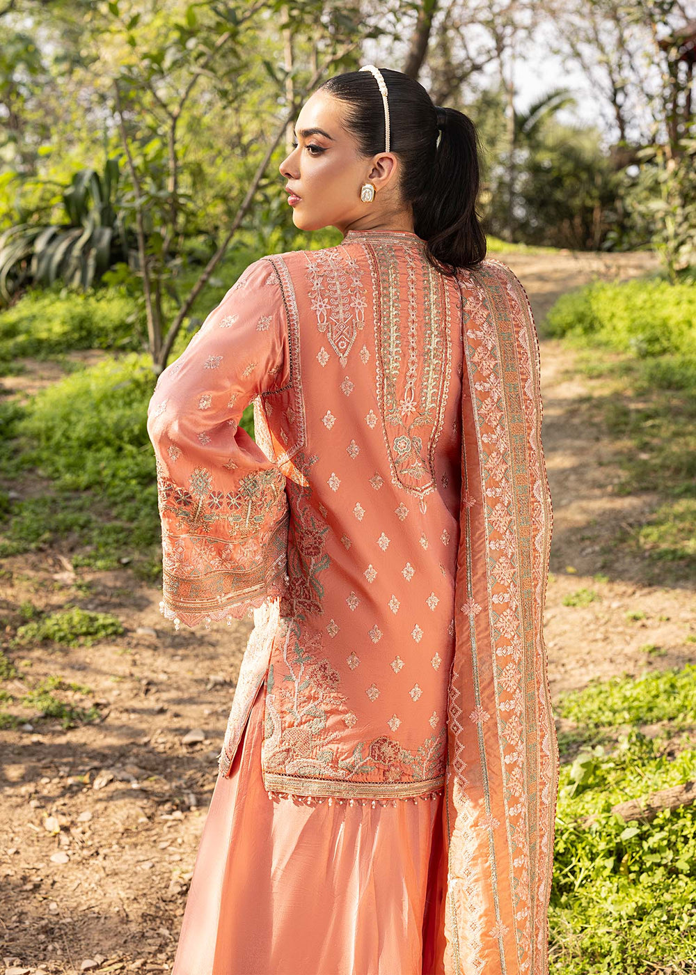 HSY | Summer Edit | Copper Coin by HSY - Designer Dress  - Type : Ladies Clothes - Available at Libayah - 100% Original 