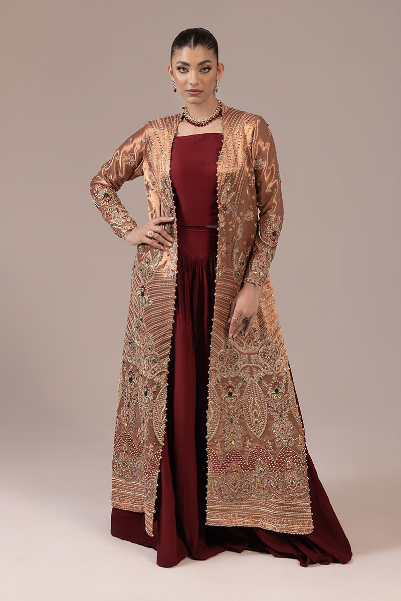 Malook | Mahrosh Luxury Formals | Cinnamon by Malook - Designer Dress - Type: Ladies Clothes - Available at Libayah - 100% Original