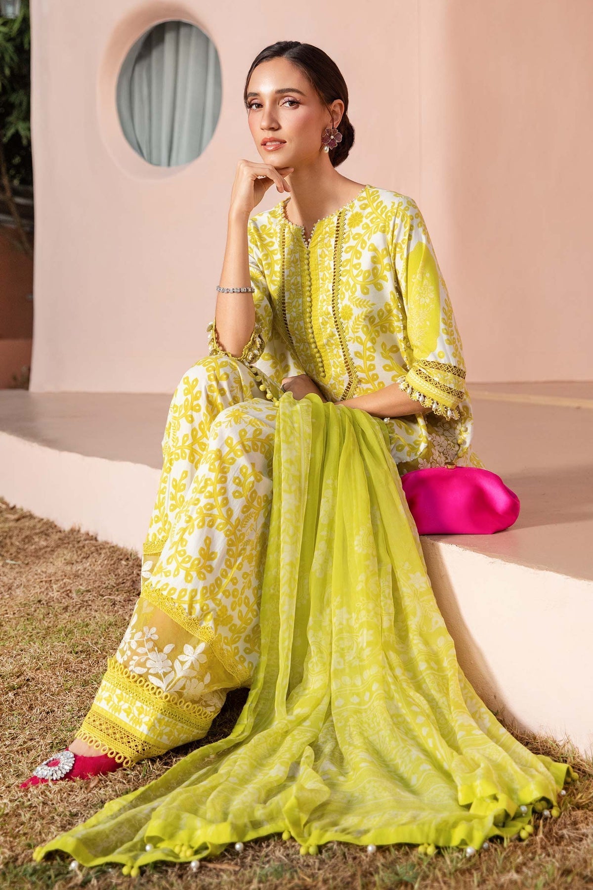 Maria B | M Prints 25 | MPT-2504-A by Maria B - Designer Dress - Type: Ladies Clothes - Available at Libayah - 100% Original