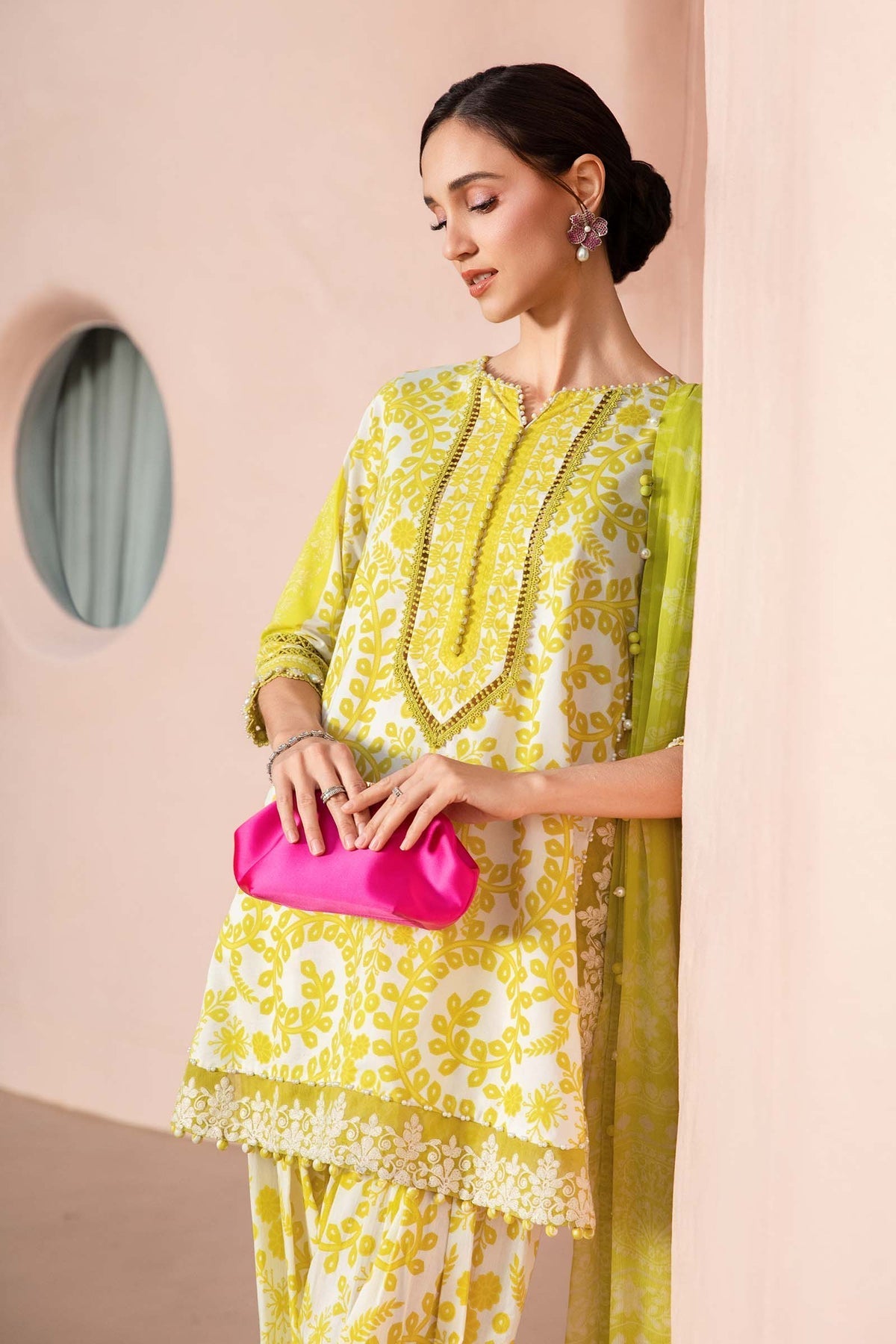 Maria B | M Prints 25 | MPT-2504-A by Maria B - Designer Dress - Type: Ladies Clothes - Available at Libayah - 100% Original