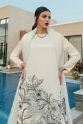 Fahad Hussayn | Lawn Banger | Monochrome Babe by Erum Khan - Designer Dress - Type: Ladies Clothes - Available at Libayah - 100% Original