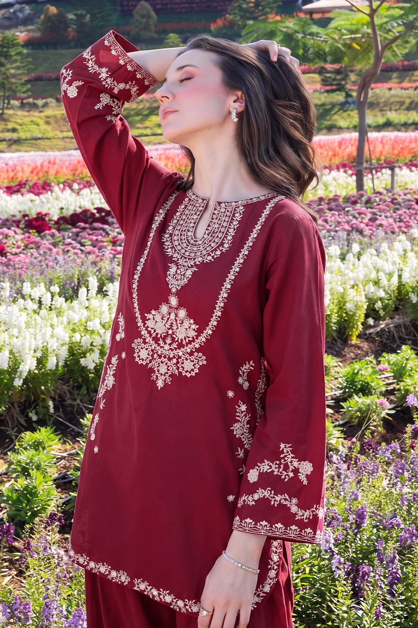 Saad Shaikh | Ease Fall Edit 26 | Cherie by Saad Shaikh - Designer Dress  - Type : Ladies Clothes - Available at Libayah - 100% Original 