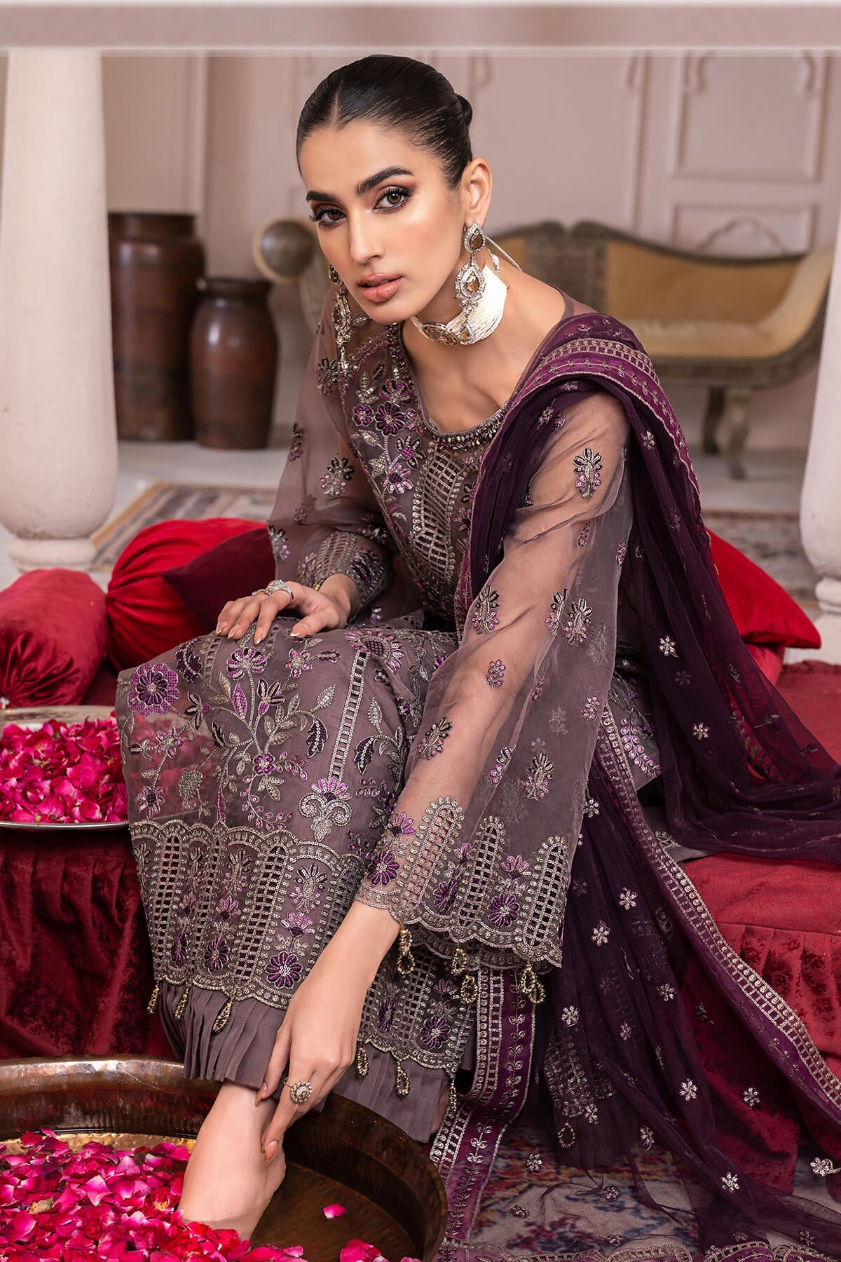 Janique | Luxury Collection 24 | D-004 Orchid Vine by Janique - Designer Dress - Type: Ladies Clothes - Available at Libayah - 100% Original