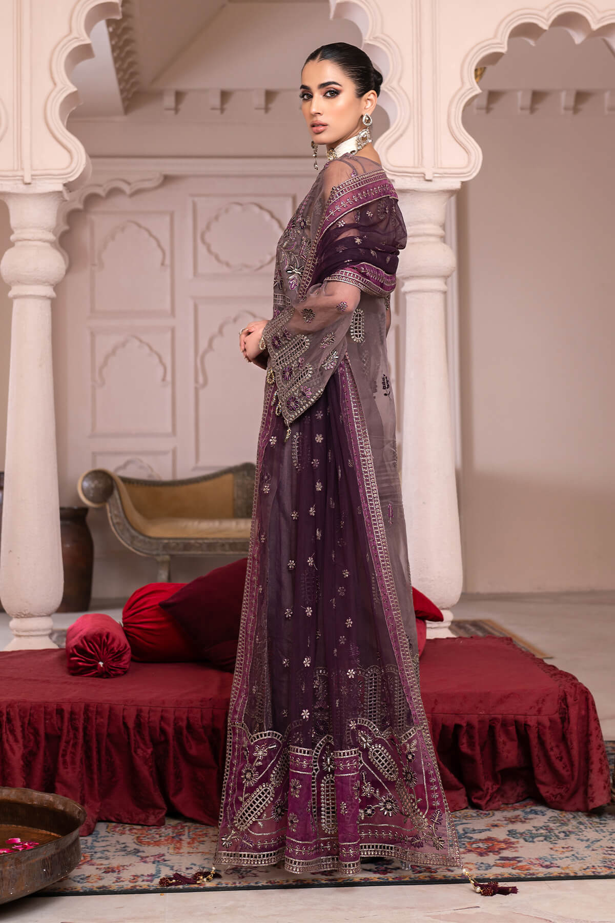 Janique | Luxury Collection 24 | D-004 Orchid Vine by Janique - Designer Dress - Type: Ladies Clothes - Available at Libayah - 100% Original