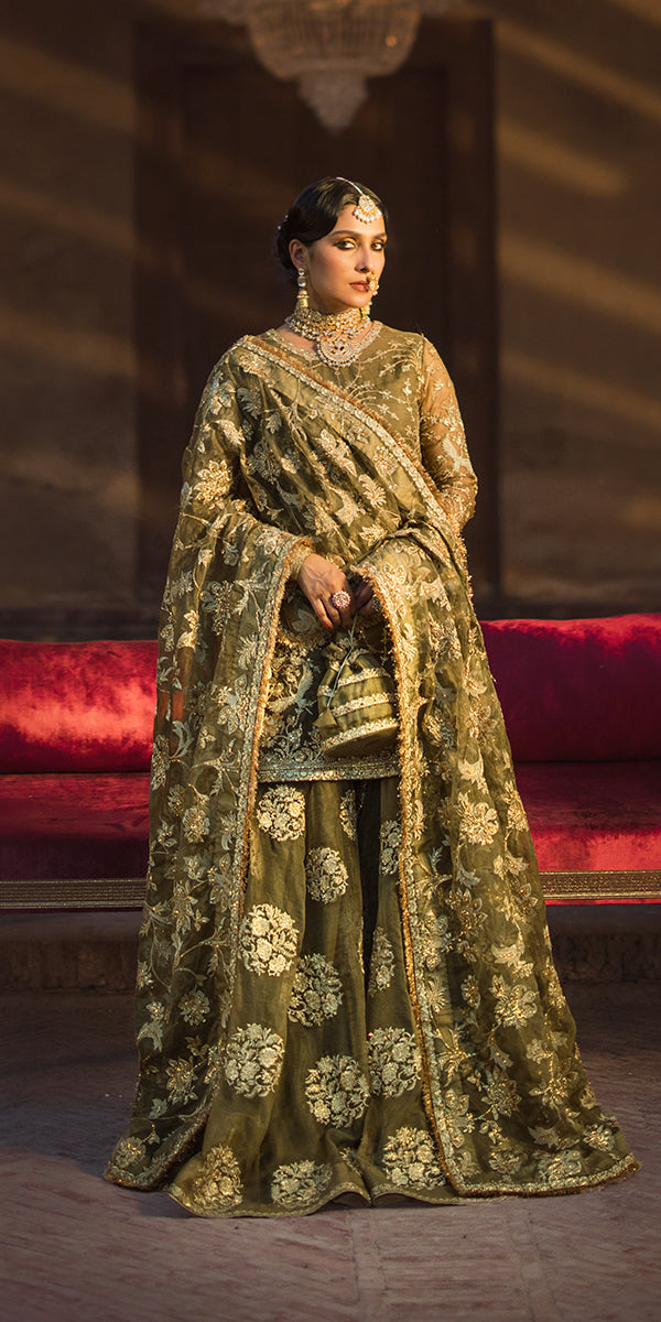 Erum Khan | Jahan Wedding Formals | MALIKA JAN by Erum Khan - Designer Dress - Type: Ladies Clothes - Available at Libayah - 100% Original