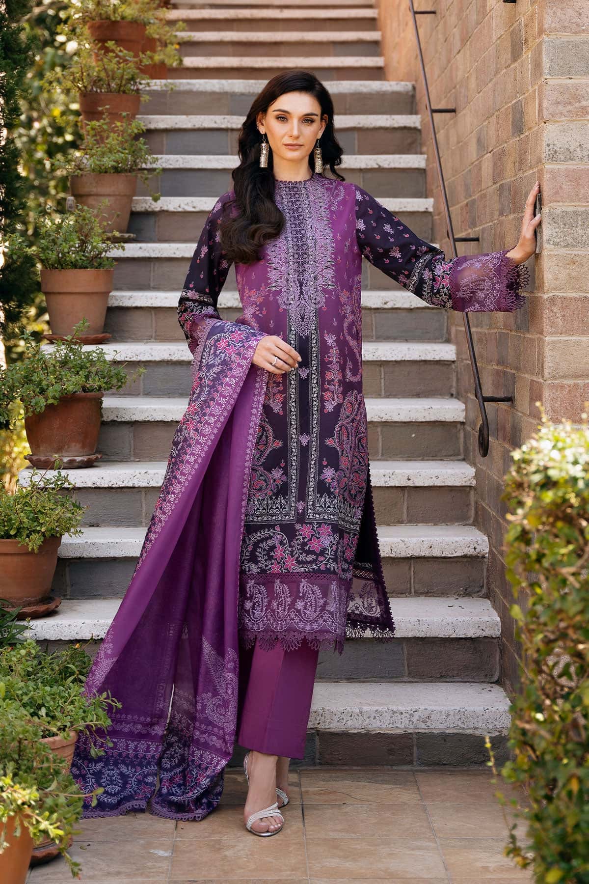 Afrozeh | Damask The Holiday Edit 25 | Azrina A by Afrozeh - Designer Dress - Type: Ladies Clothes - Available at Libayah - 100% Original