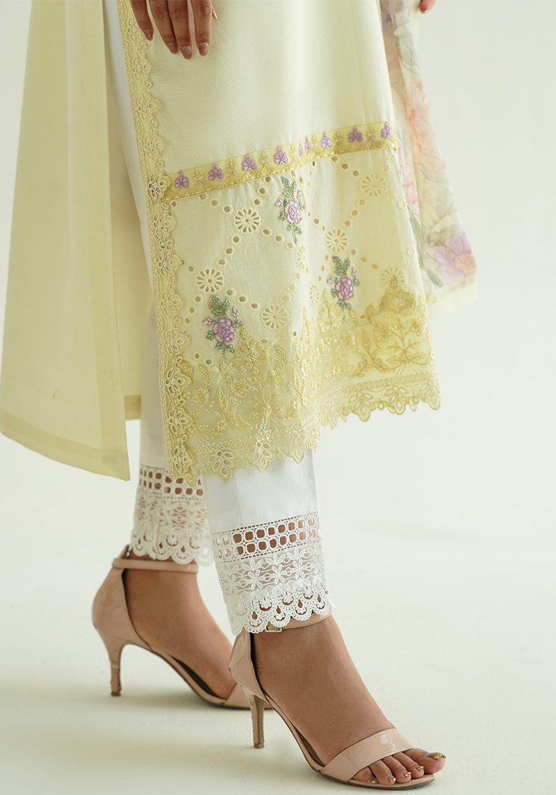 Zarqash | Whispers of Summer |BUTTER BLOOM - Designer Dress - Type : Ladies Clothes - Available at Libayah - 100% Original