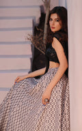 Threads and Motifs | Formal Dresses 25 | Sequins Blouse With Printed Lehenga And Dupatta by Threads and Motifs - Designer Dress  - Type : Ladies Clothes - Available at Libayah - 100% Original 