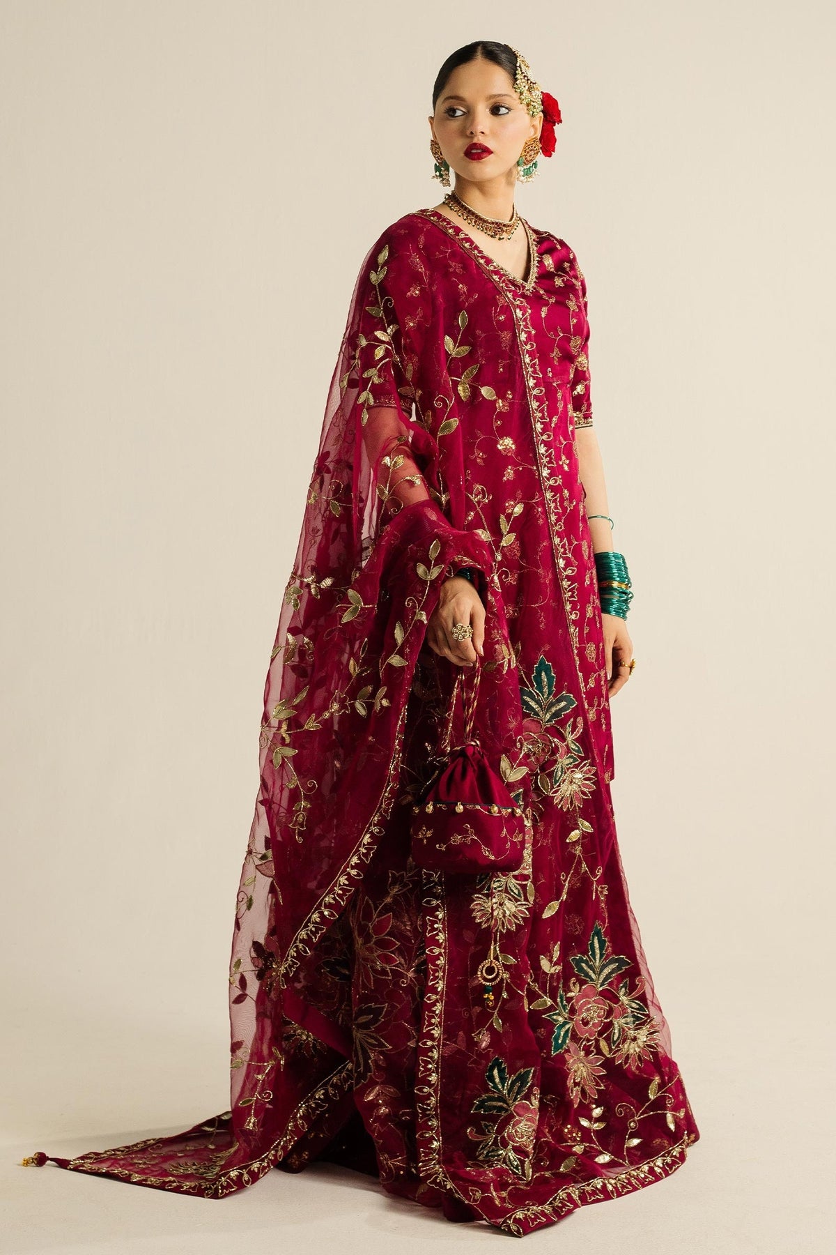 Zara Shahjahan | Wedding Formals 2024 | ZC-4002 by Zara Shahjahan - Designer Dress - Type: Ladies Clothes - Available at Libayah - 100% Original