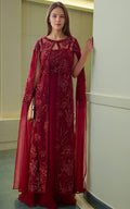 Threads and Motifs | Formal Dresses 25 | Embroidered Jacket With Tube And Skirt by Threads and Motifs - Designer Dress  - Type : Ladies Clothes - Available at Libayah - 100% Original 