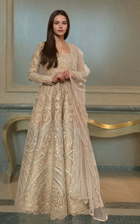 Threads and Motifs | Formal Dresses 25 | Organza Embroidered Maxi by Threads and Motifs - Designer Dress  - Type : Ladies Clothes - Available at Libayah - 100% Original 