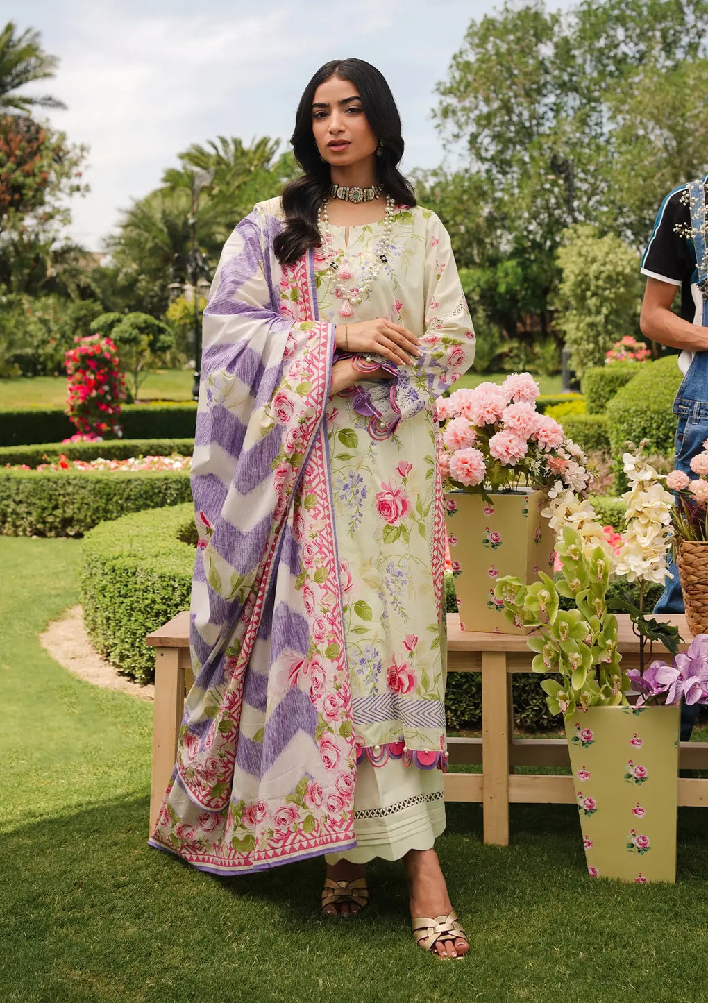 Elaf Premium | Printed Collection 24 | EEP-03B - Meadow Magic by Elaf Premium - Designer Dress - Type: Ladies Clothes - Available at Libayah - 100% Original