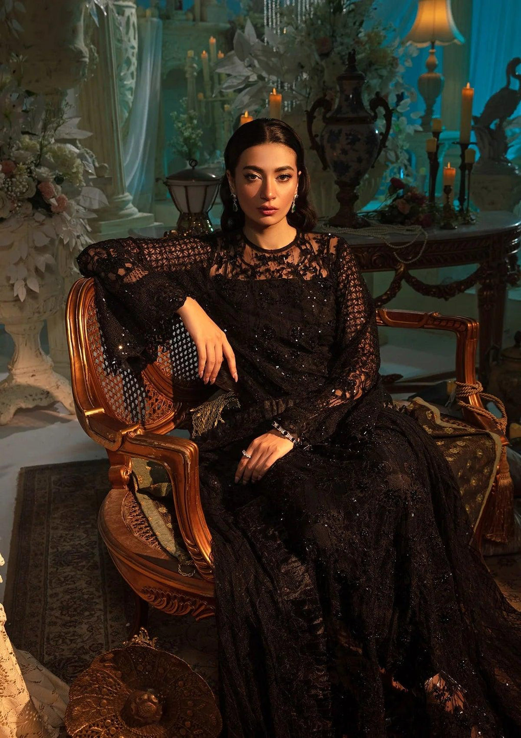 Elaf Premium | Evara Formals 24 | EFE-05 MAJESTY by Elaf Premium - Designer Dress - Type: The Formal Exhibit - Available at Libayah - 100% Original