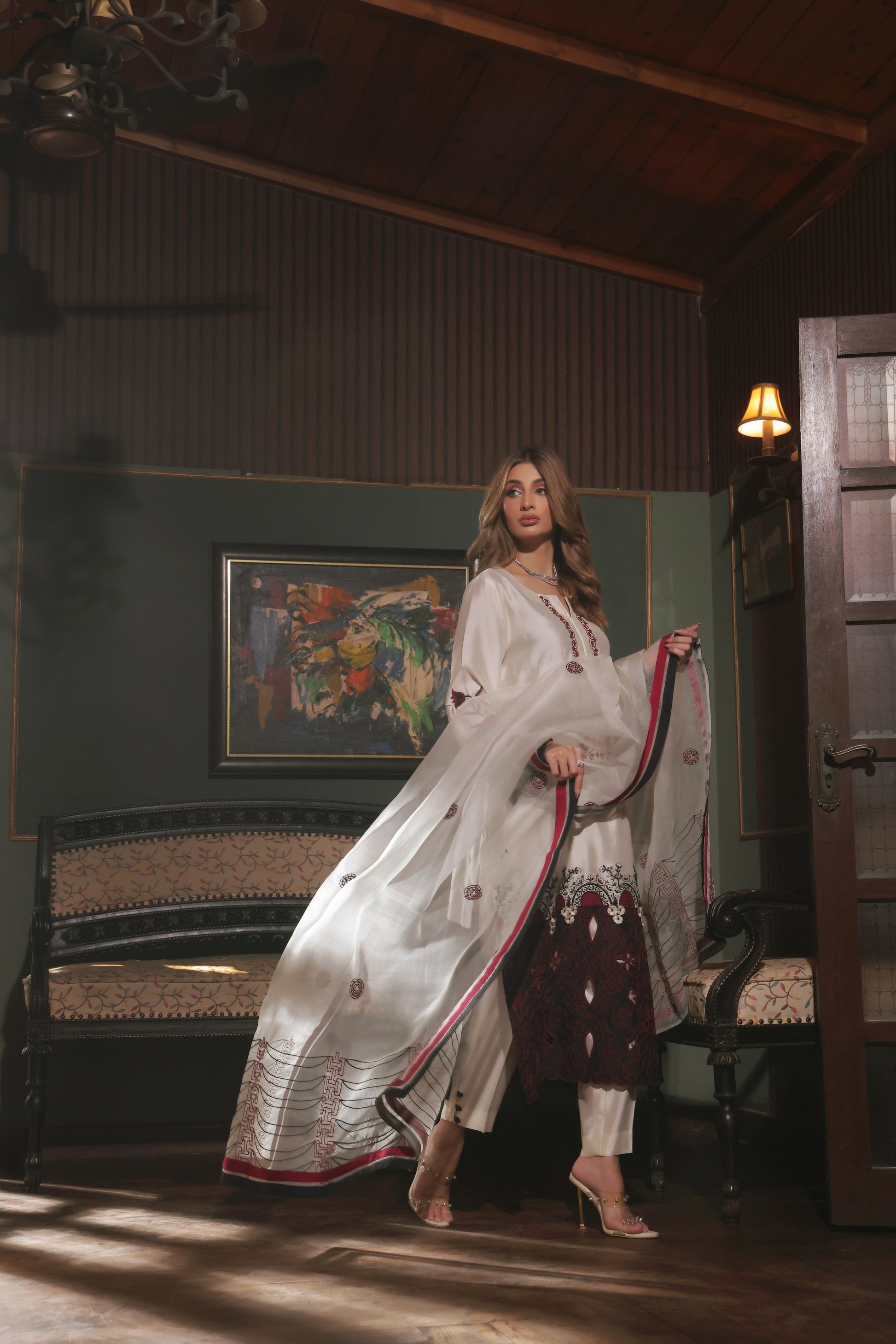 Mona Imran | Ezel Eid 25 |Zeba by Mona Imran - Designer Dress - Type: Ladies Clothes - Available at Libayah - 100% Original
