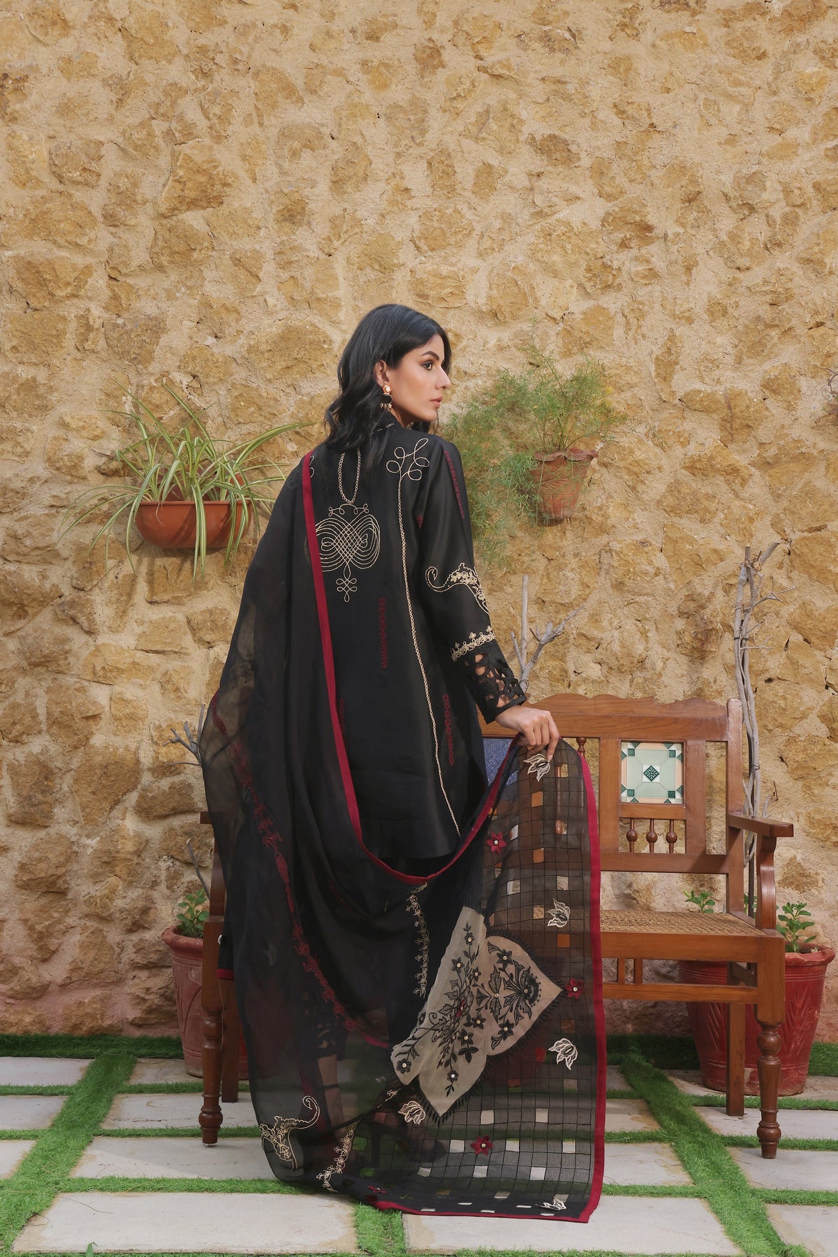 Mona Imran | Ezel Eid 25 |Nazli by Mona Imran - Designer Dress - Type: Ladies Clothes - Available at Libayah - 100% Original