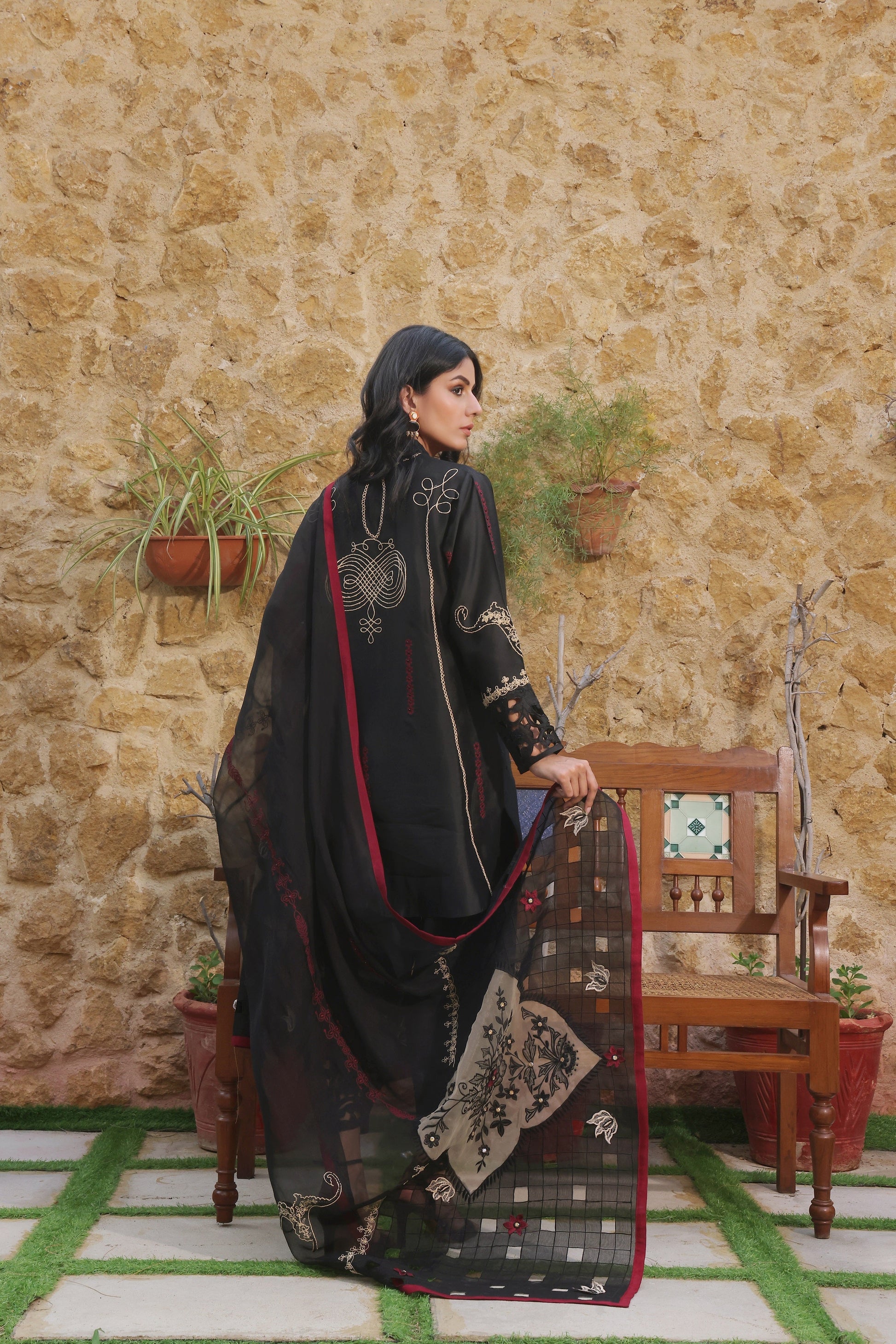 Mona Imran | Ezel Eid 25 |Nazli by Mona Imran - Designer Dress - Type: Ladies Clothes - Available at Libayah - 100% Original
