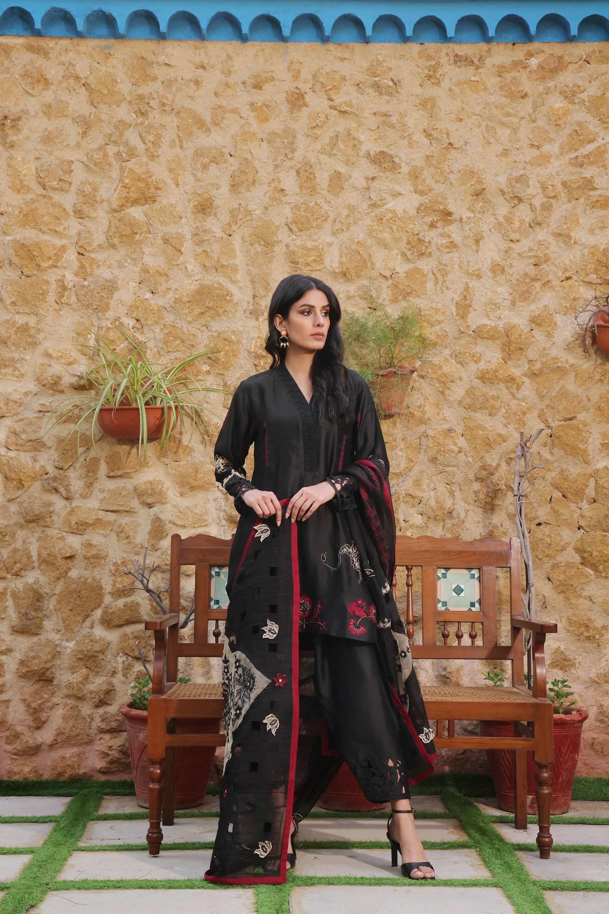 Mona Imran | Ezel Eid 25 |Nazli by Mona Imran - Designer Dress - Type: Ladies Clothes - Available at Libayah - 100% Original