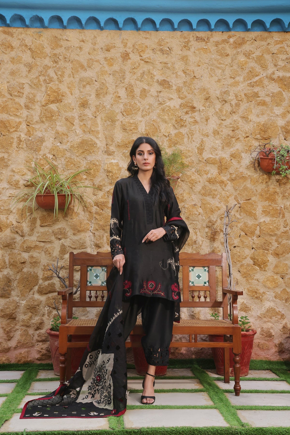 Mona Imran | Ezel Eid 25 |Nazli by Mona Imran - Designer Dress - Type: Ladies Clothes - Available at Libayah - 100% Original