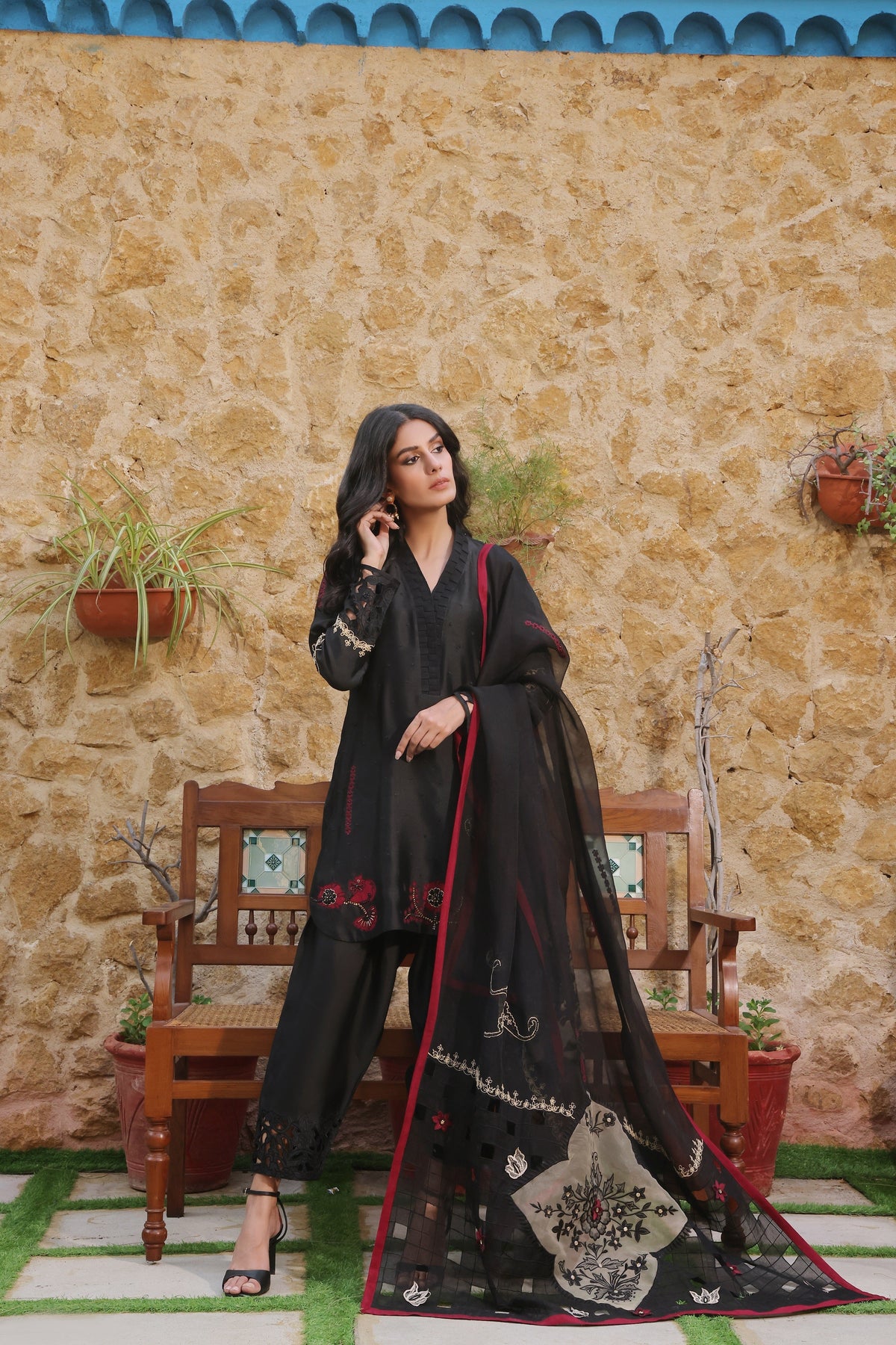 Mona Imran | Ezel Eid 25 |Nazli by Mona Imran - Designer Dress - Type: Ladies Clothes - Available at Libayah - 100% Original