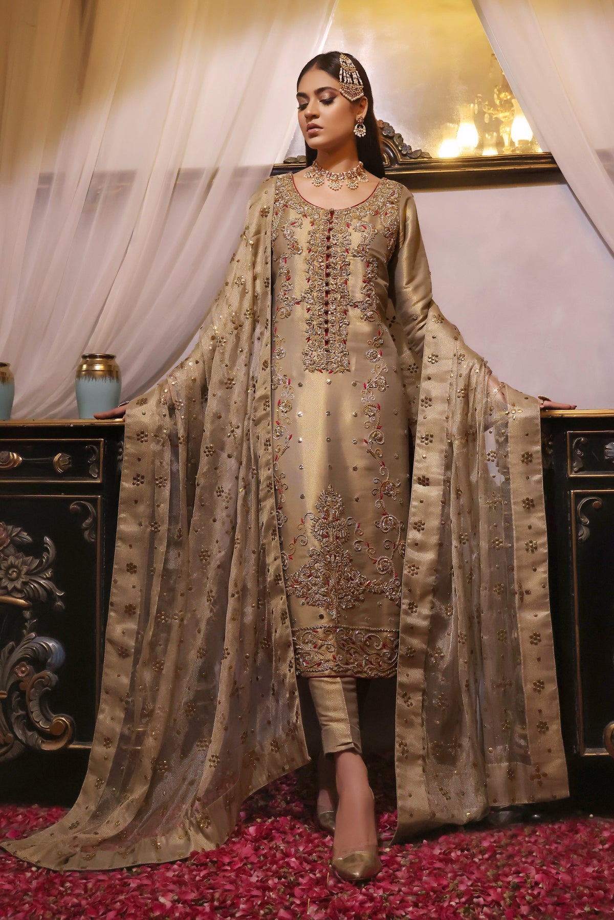 Mona Imran | Noor Formals | PALVASHA by Mona Imran - Designer Dress - Type: Ladies Clothes - Available at Libayah - 100% Original
