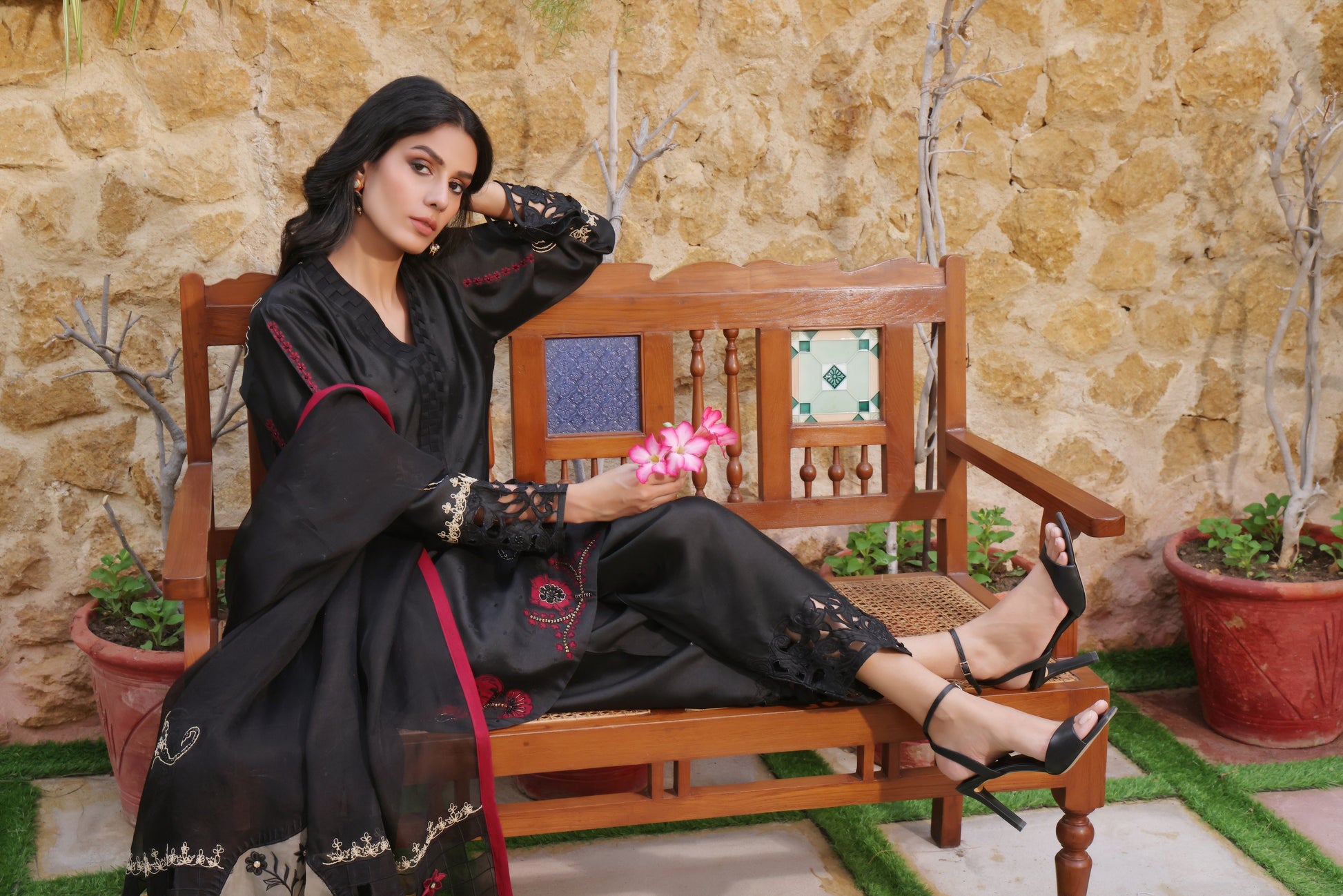 Mona Imran | Ezel Eid 25 |Nazli by Mona Imran - Designer Dress - Type: Ladies Clothes - Available at Libayah - 100% Original