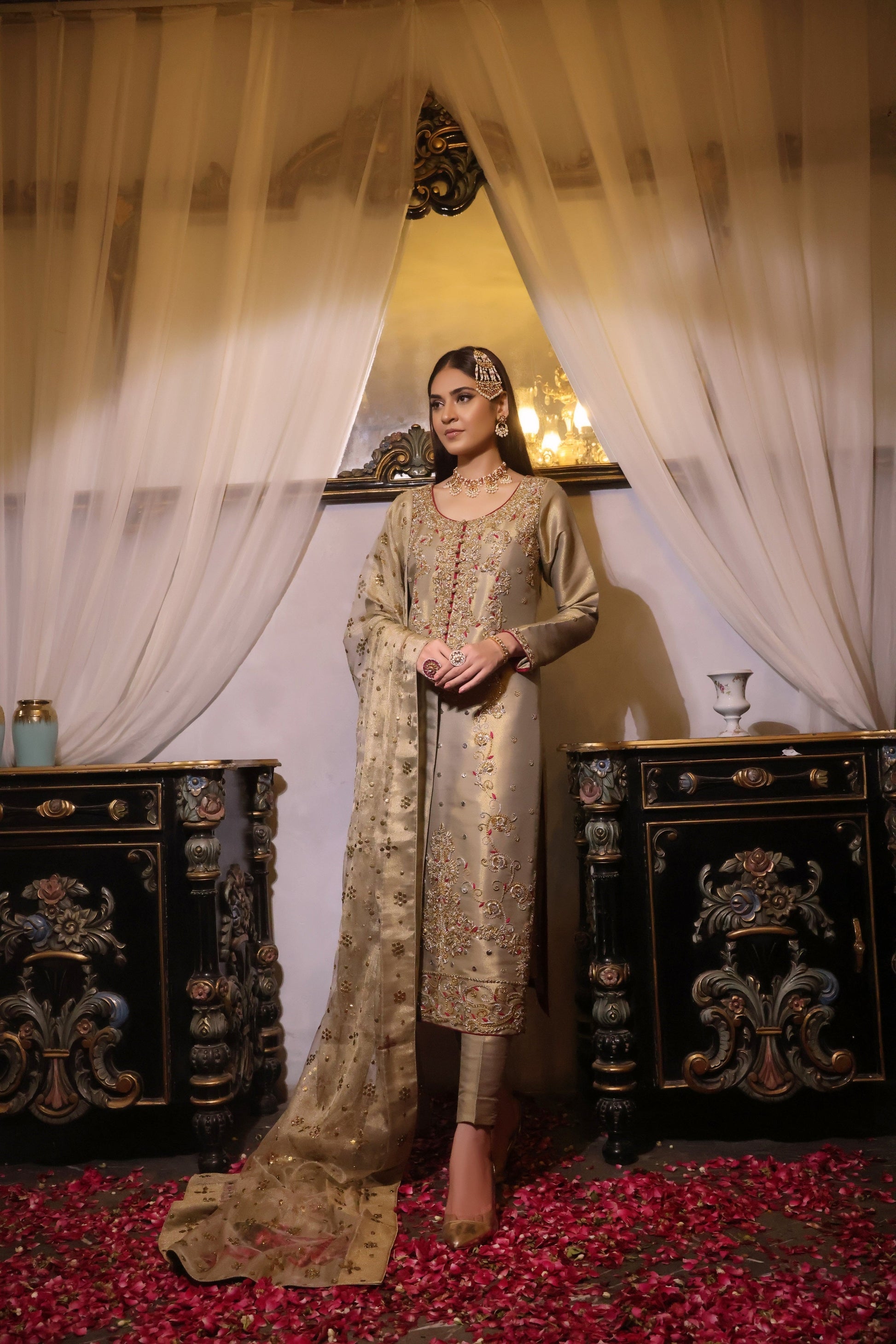 Mona Imran | Noor Formals | PALVASHA by Mona Imran - Designer Dress - Type: Ladies Clothes - Available at Libayah - 100% Original
