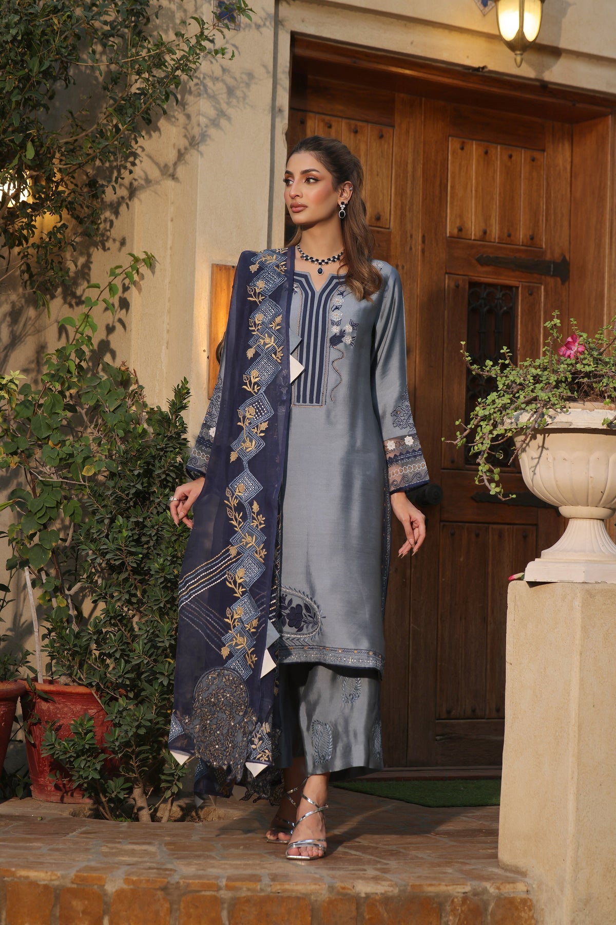 Mona Imran | Ezel Eid 25 | Tajdaar by Libayah - Designer Dress - Type: Ladies Clothes - Available at Libayah - 100% Original