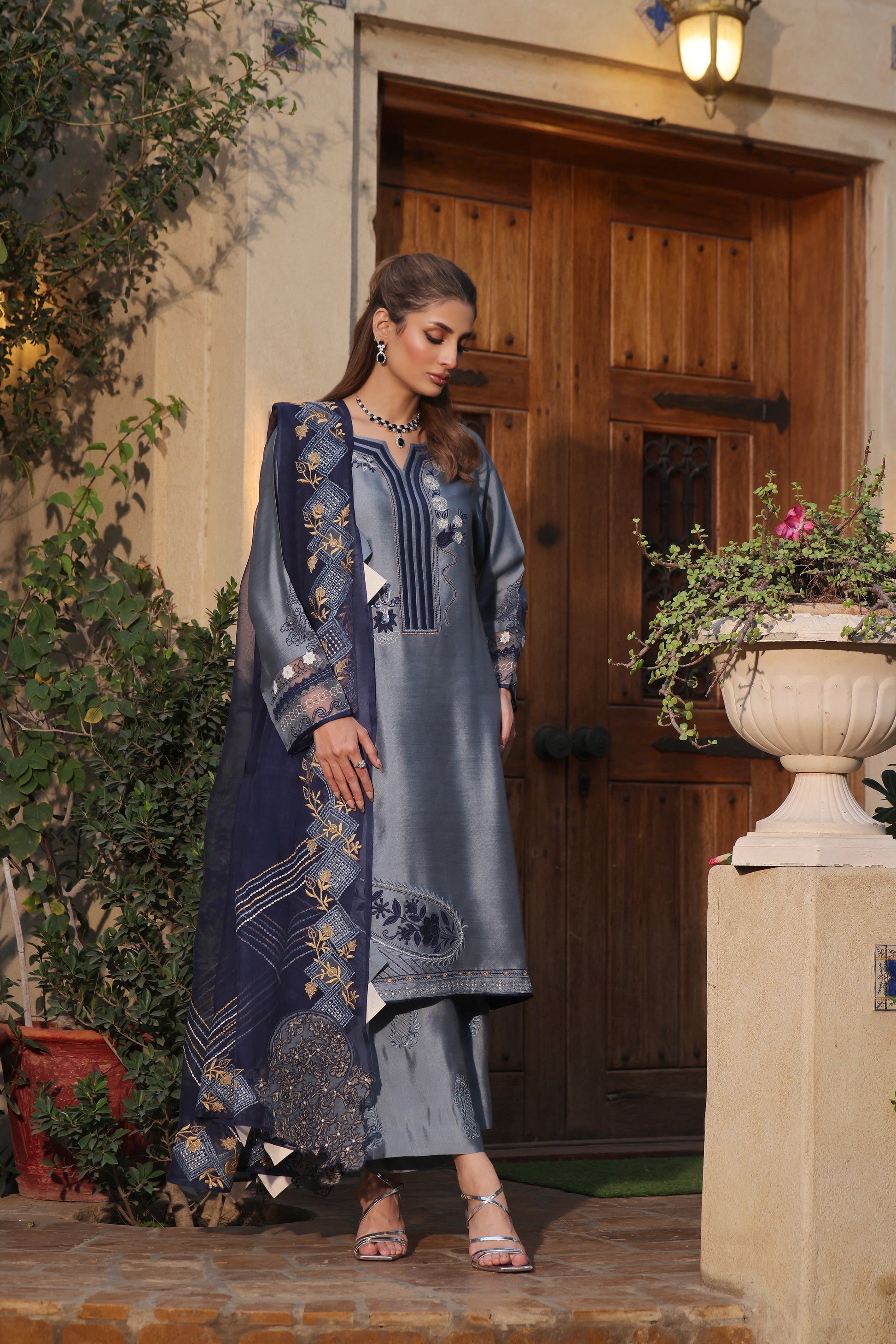 Mona Imran | Ezel Eid 25 | Tajdaar by Libayah - Designer Dress - Type: Ladies Clothes - Available at Libayah - 100% Original