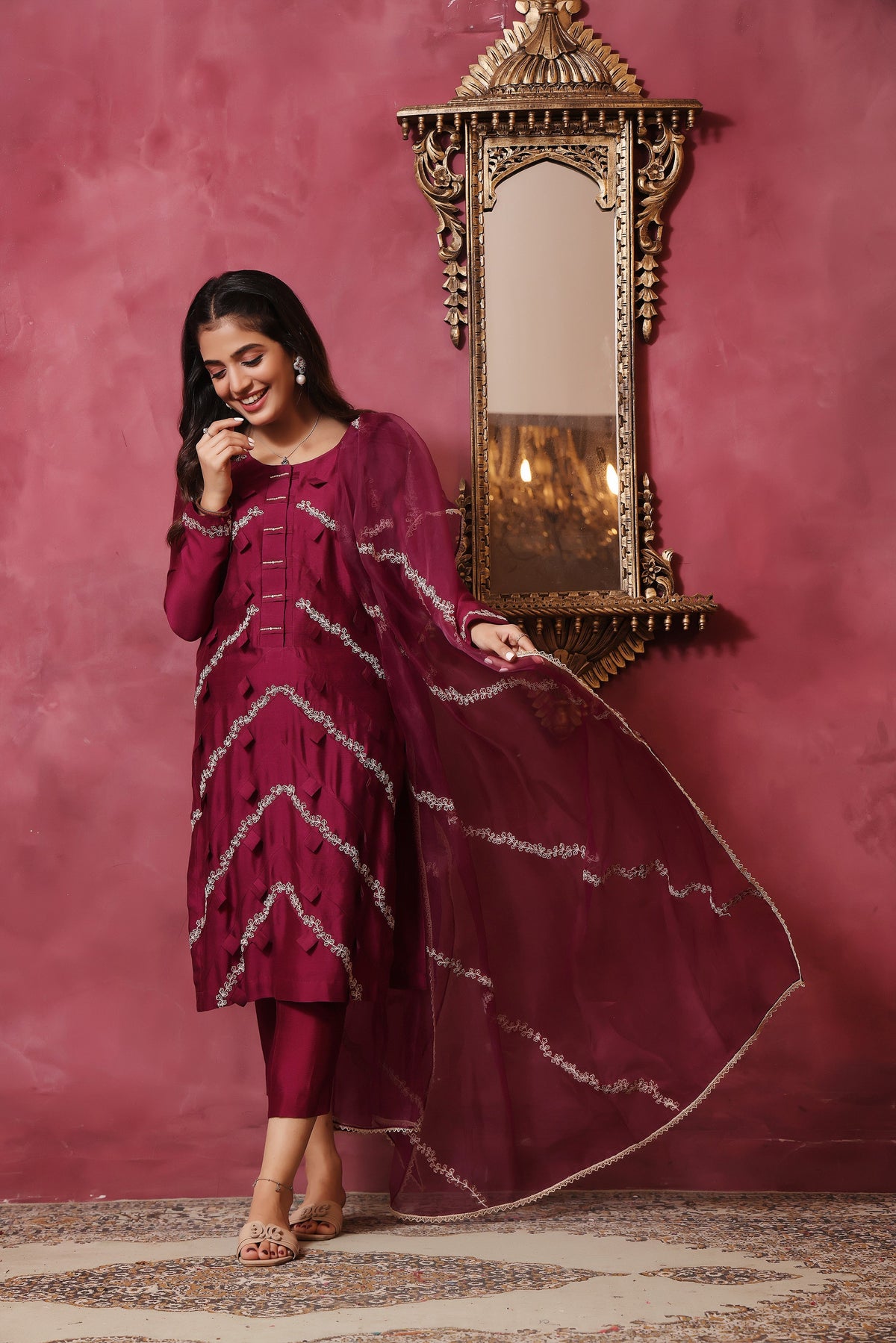 Mona Imran | Melange Formals | DE LUXE- 06 by Mona Imran - Designer Dress - Type: Ladies Clothes - Available at Libayah - 100% Original