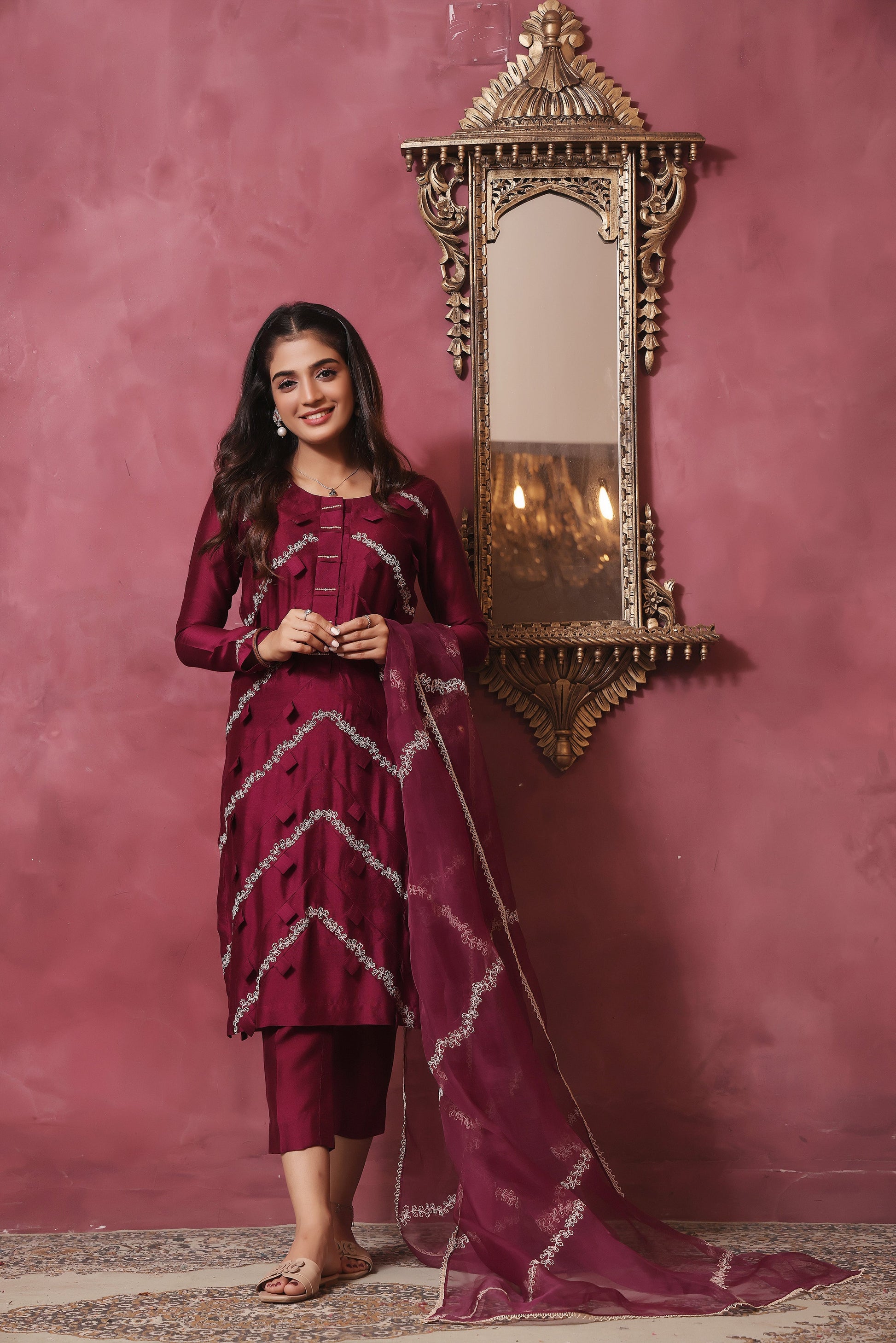 Mona Imran | Melange Formals | DE LUXE- 06 by Mona Imran - Designer Dress - Type: Ladies Clothes - Available at Libayah - 100% Original