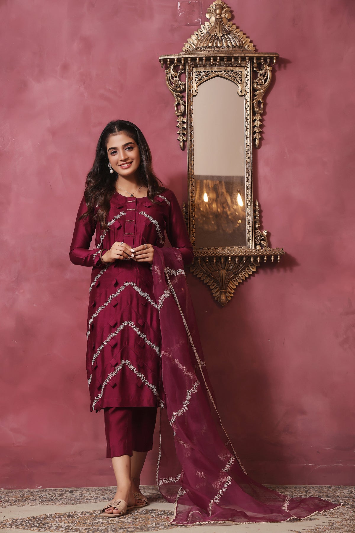 Mona Imran | Melange Formals | DE LUXE- 06 by Mona Imran - Designer Dress - Type: Ladies Clothes - Available at Libayah - 100% Original