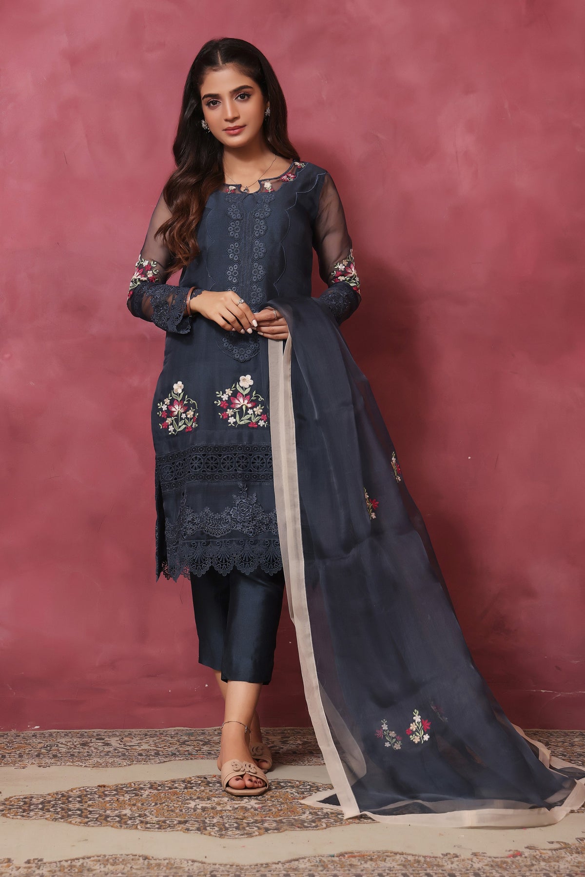 Mona Imran | Melange Formals | DE LUXE- 05 by Mona Imran - Designer Dress - Type: Ladies Clothes - Available at Libayah - 100% Original