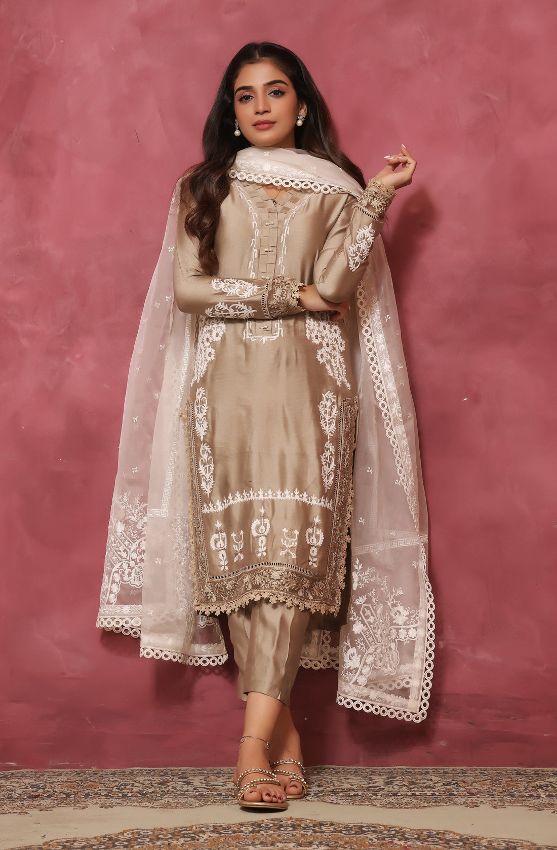 Mona Imran | Melange Formals | DE LUXE- 04 by Mona Imran - Designer Dress - Type: Ladies Clothes - Available at Libayah - 100% Original