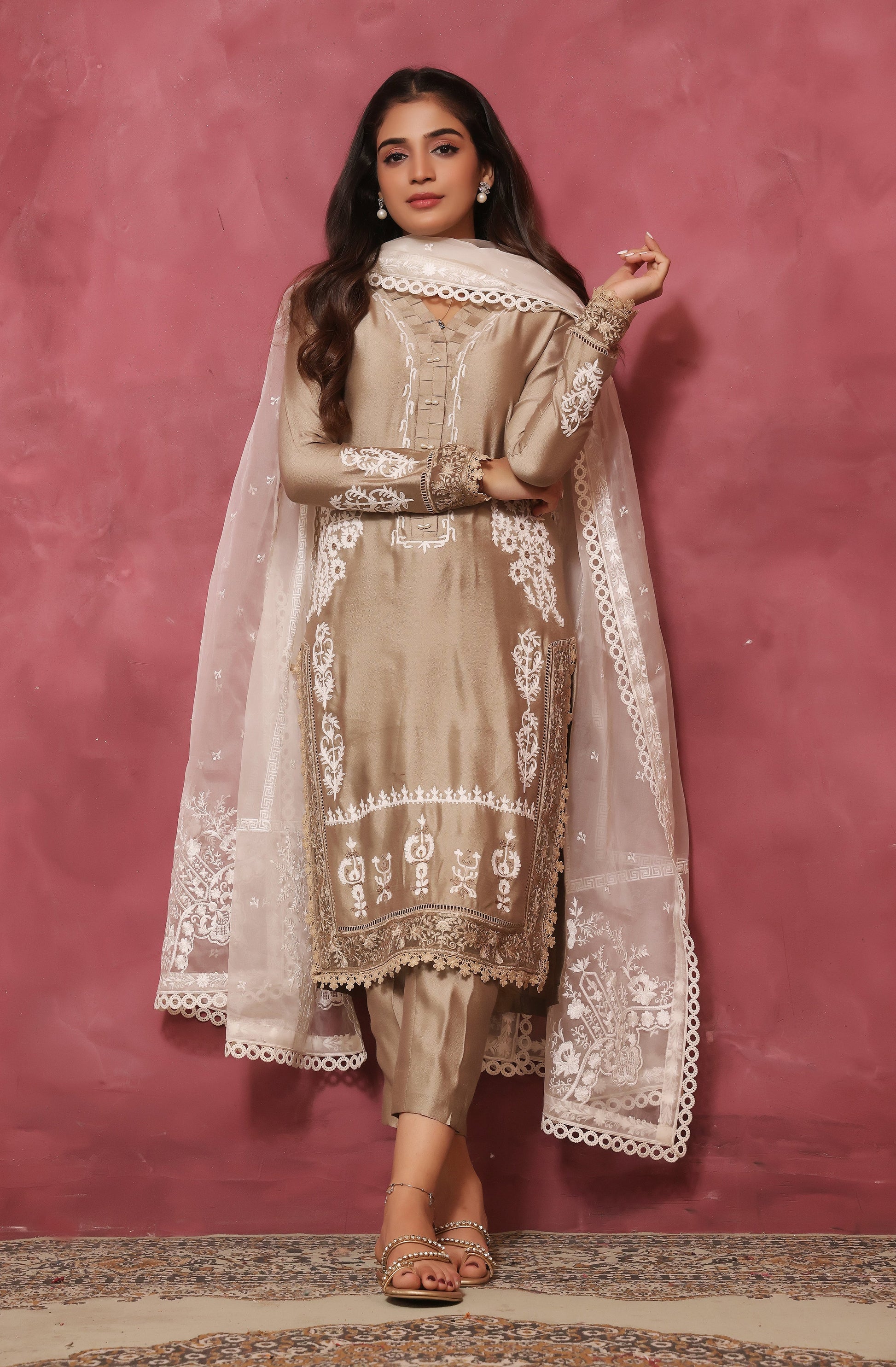 Mona Imran | Melange Formals | DE LUXE- 04 by Mona Imran - Designer Dress - Type: Ladies Clothes - Available at Libayah - 100% Original