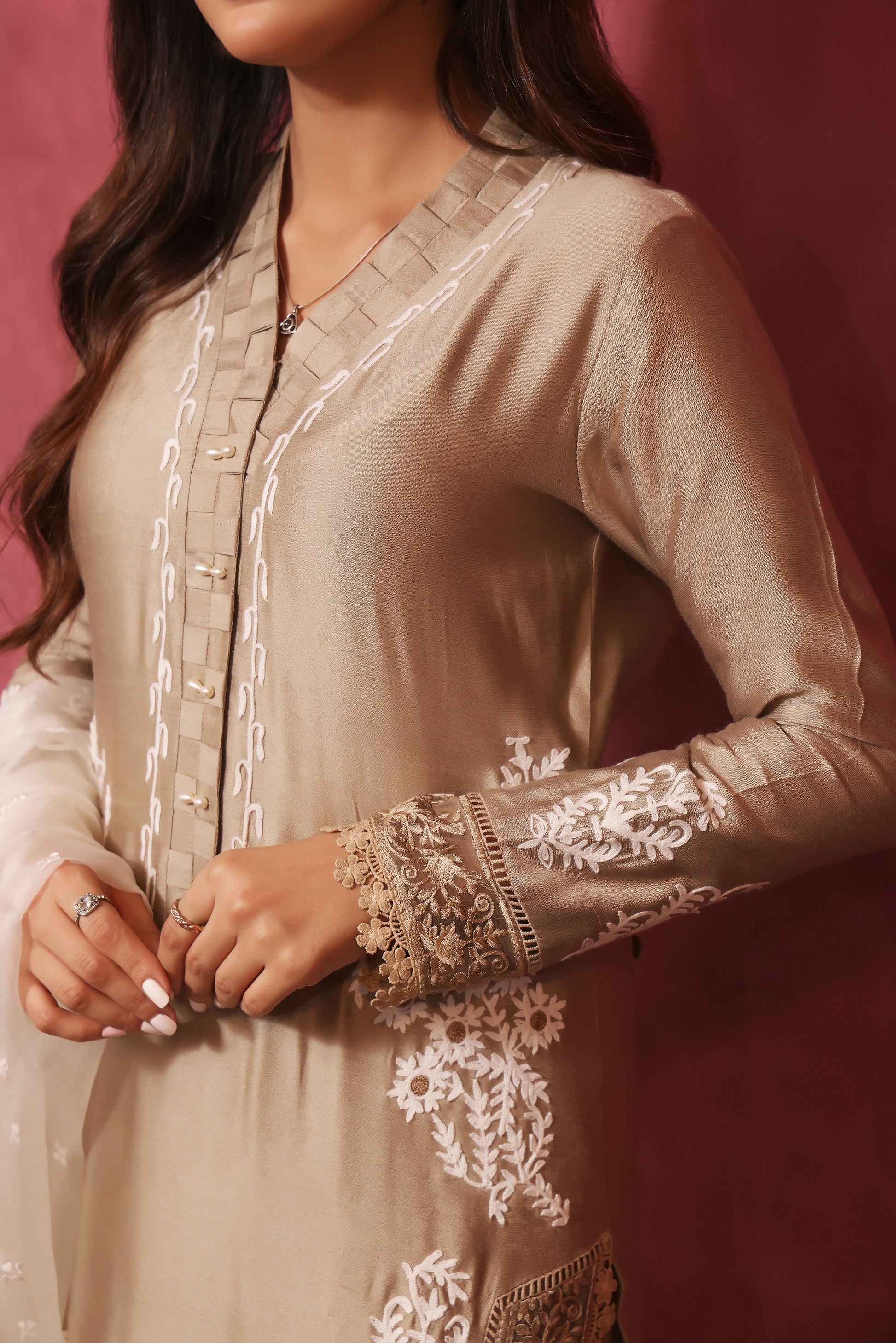 Mona Imran | Melange Formals | DE LUXE- 04 by Mona Imran - Designer Dress - Type: Ladies Clothes - Available at Libayah - 100% Original