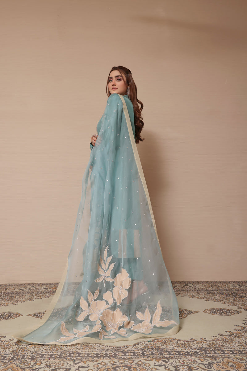 Mona Imran | Melange Formals | DE LUXE- 02 by Mona Imran - Designer Dress - Type: Ladies Clothes - Available at Libayah - 100% Original