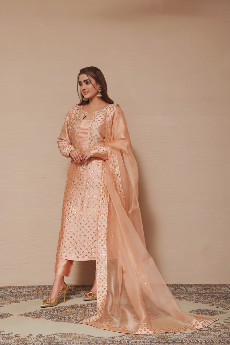 Mona Imran | Melange Formals | DE LUXE - 02 by Mona Imran - Designer Dress - Type: Ladies Clothes - Available at Libayah - 100% Original
