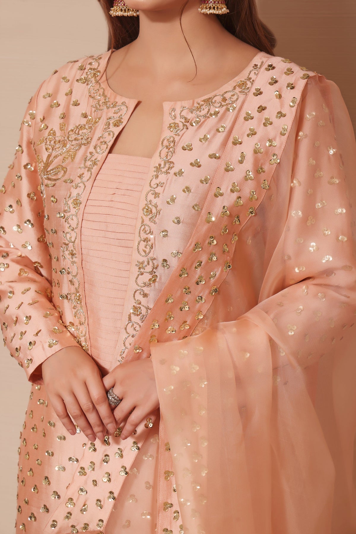 Mona Imran | Melange Formals | DE LUXE - 02 by Mona Imran - Designer Dress - Type: Ladies Clothes - Available at Libayah - 100% Original