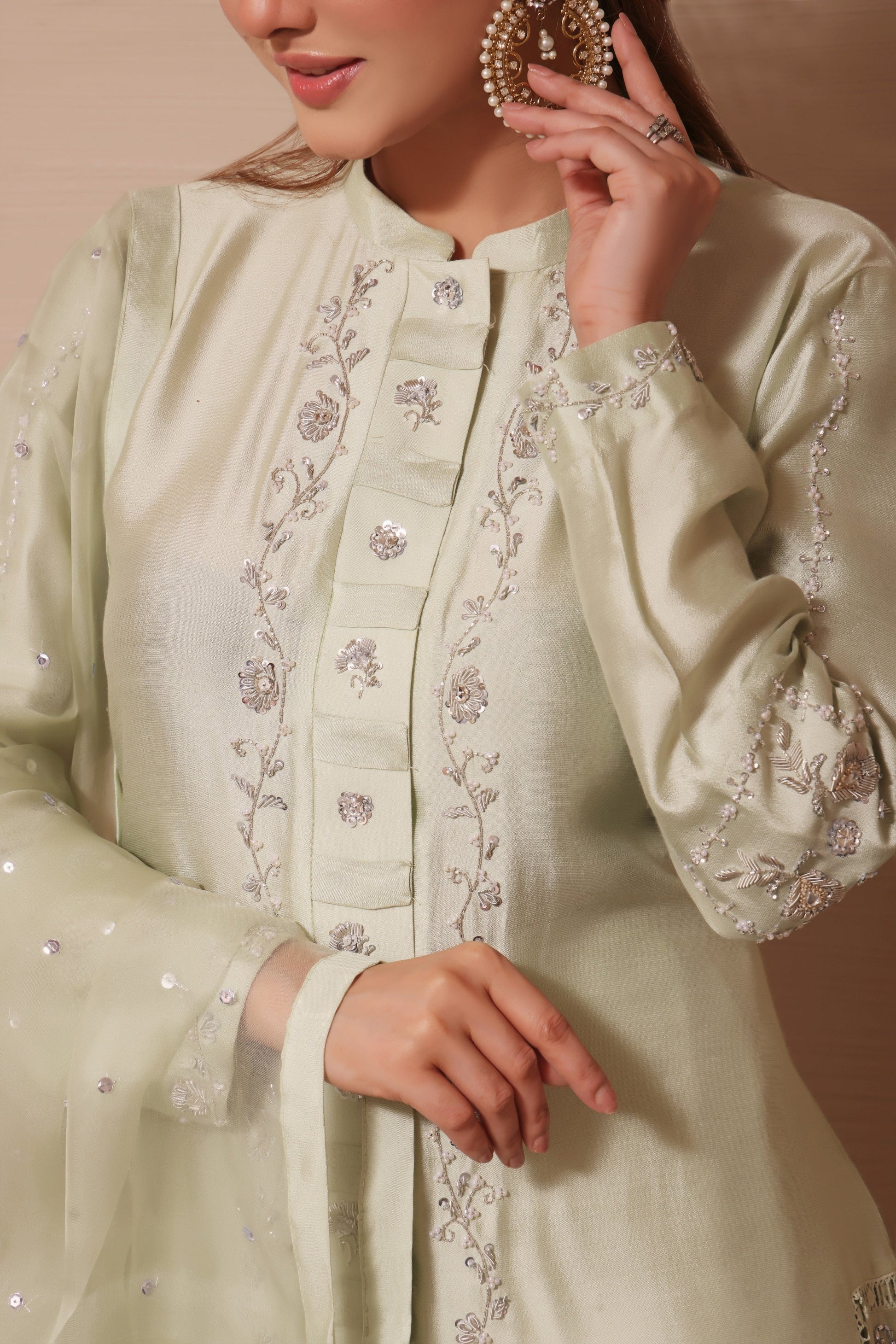 Mona Imran | Melange Formals | DE LUXE- 03 by Mona Imran - Designer Dress - Type: Ladies Clothes - Available at Libayah - 100% Original