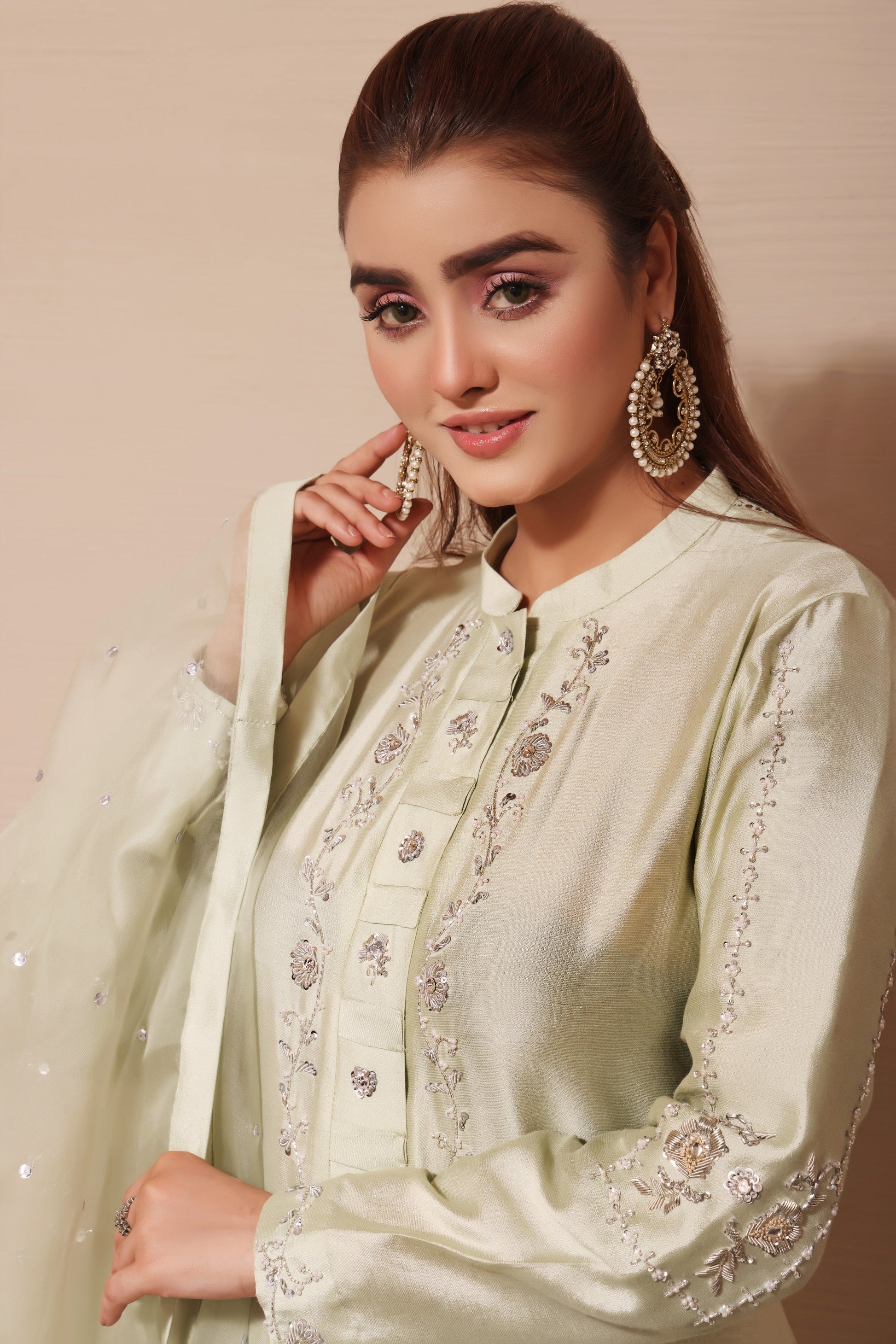 Mona Imran | Melange Formals | DE LUXE- 03 by Mona Imran - Designer Dress - Type: Ladies Clothes - Available at Libayah - 100% Original