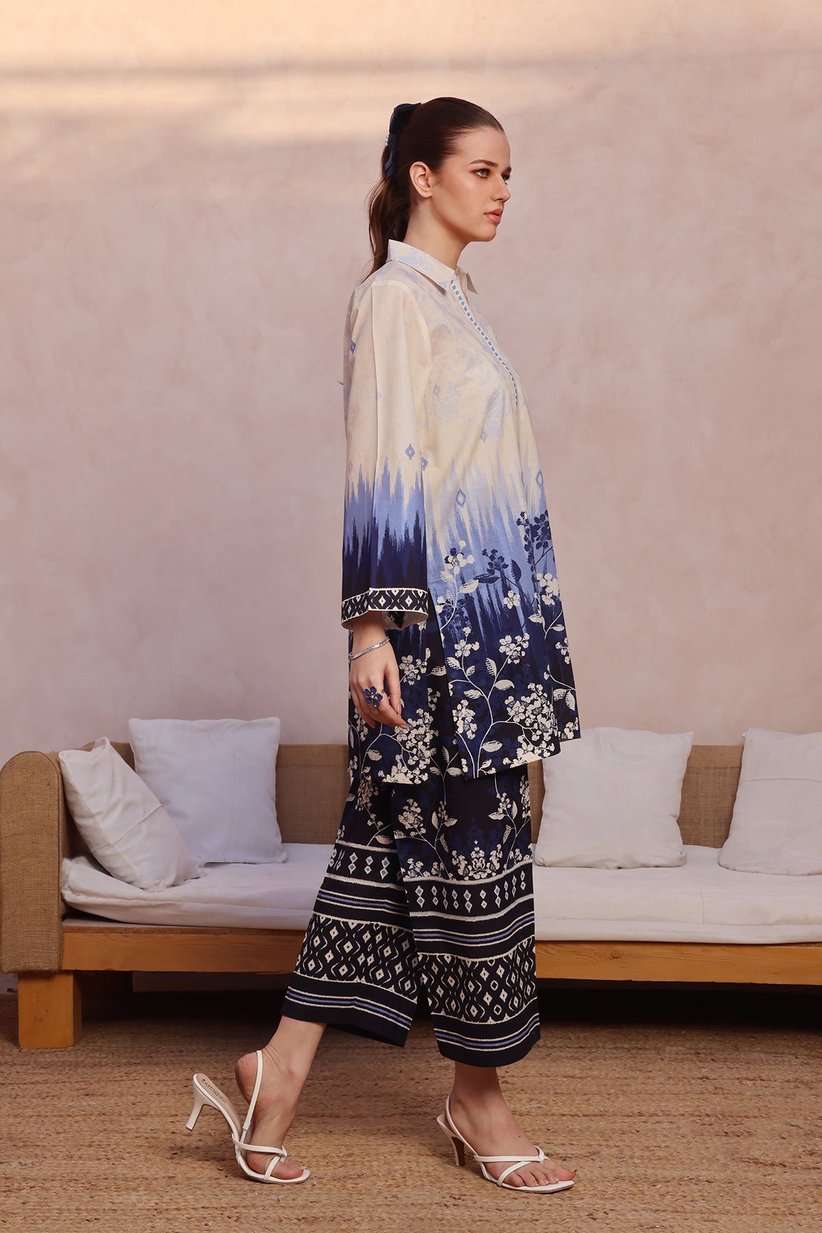 Sahar | Selene 25 | Blue Moon Garden by Sahar - Designer Dress - Type: Ladies Clothes - Available at Libayah - 100% Original