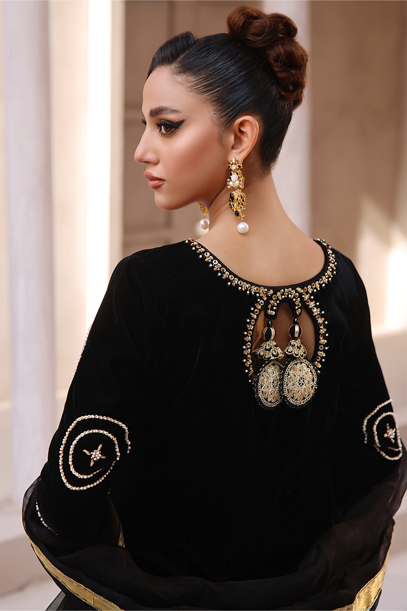 Mona Imran | Riona Velvet Affair | Fayra by Mona Imran - Designer Dress - Type: Ladies Clothes - Available at Libayah - 100% Original