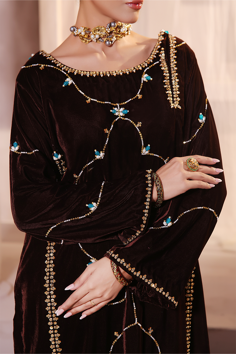 Mona Imran | Riona Velvet Affair | Samanya by Mona Imran - Designer Dress - Type: Ladies Clothes - Available at Libayah - 100% Original