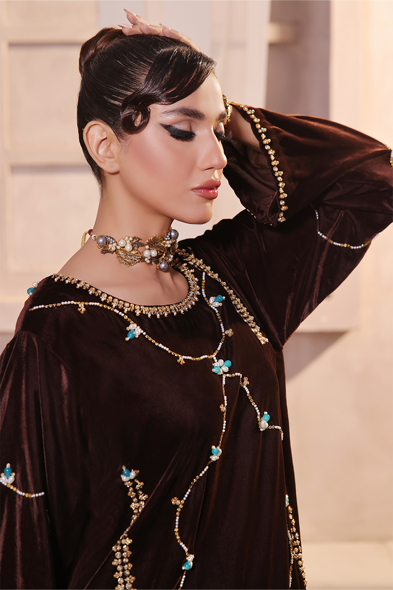 Mona Imran | Riona Velvet Affair | Samanya by Mona Imran - Designer Dress - Type: Ladies Clothes - Available at Libayah - 100% Original