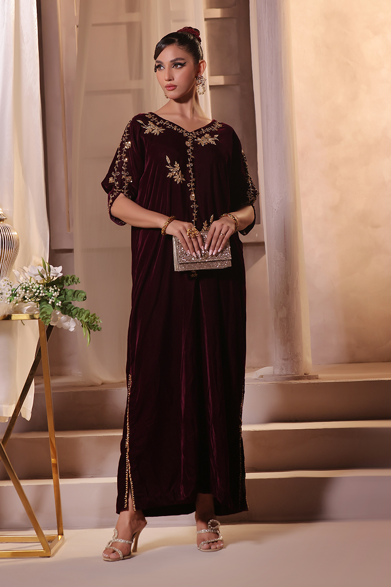 Mona Imran | Riona Velvet Affair | Rayana by Mona Imran - Designer Dress - Type: Ladies Clothes - Available at Libayah - 100% Original